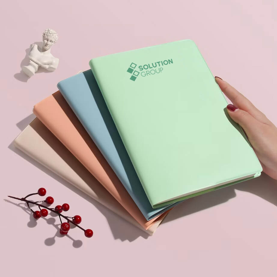 Notebook colorati con logo