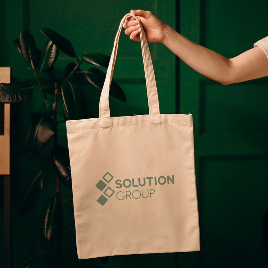 Shopper personalizzata con logo