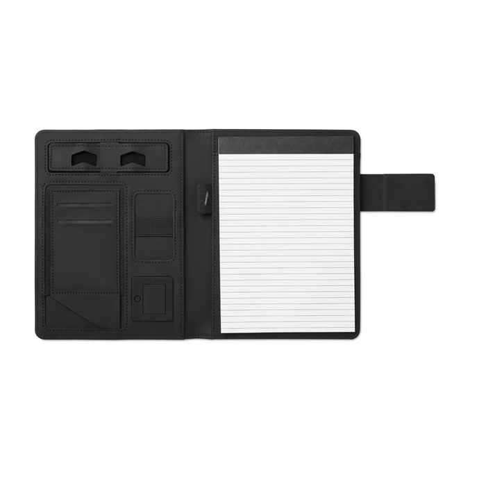A5 folder with power bank — Office & writing you can personalise with your logo