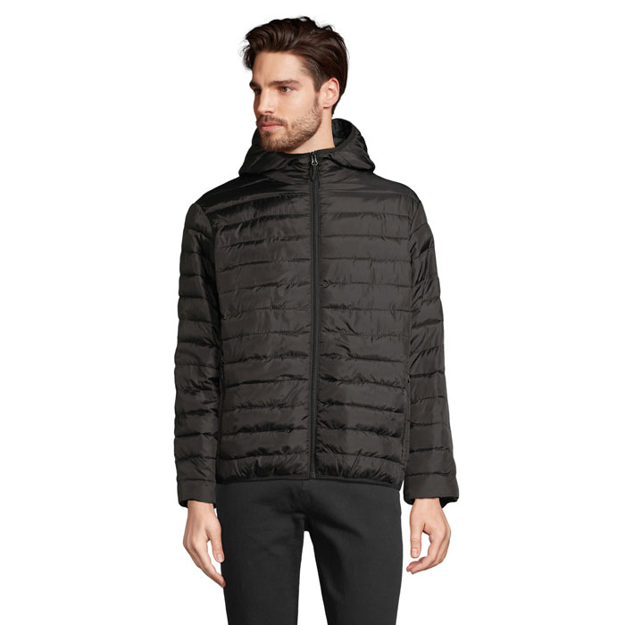 STREAM HOODED MEN PARKA — Abbigliamento personalizzabile con il tuo logo
