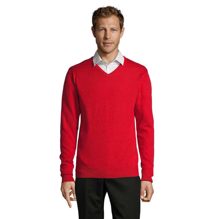 GALAXY MEN V-NECK SWEATER — Clothing you can personalise with your logo