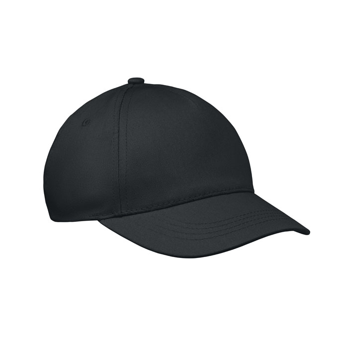 5 panel kids baseball cap in cotton twill 180 gr/m² with adjustable hook and loop closure for a comfortable fit — Clothing you can personalise with your logo