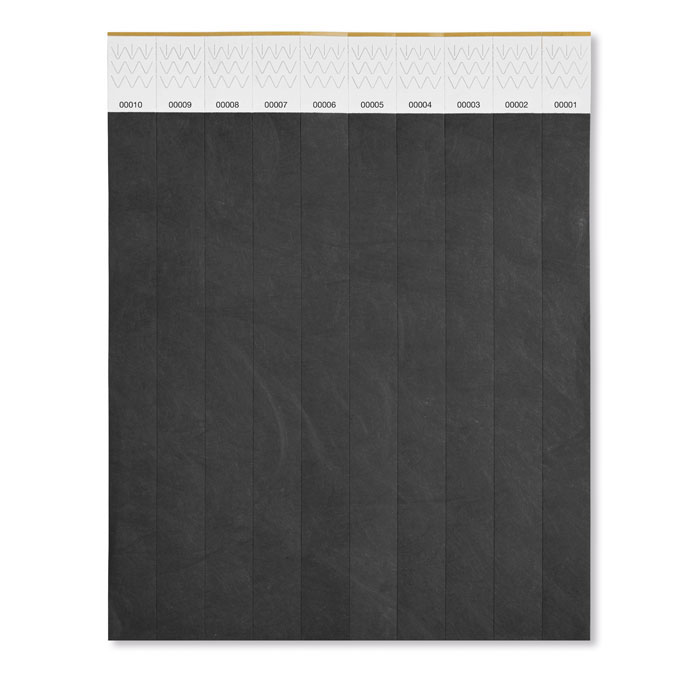 Braccialetto Tyvek® — Eventi e promozionale personalizzabile con il tuo logo