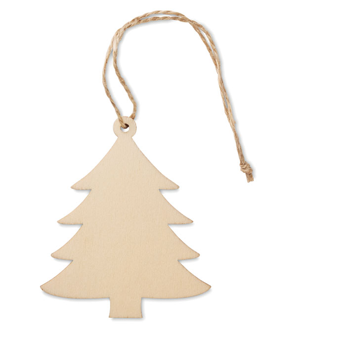 Decorazione a forma di albero — gadget promozionale personalizzabile con il tuo logo