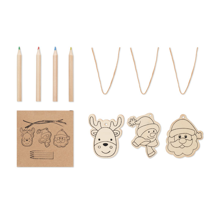 Set in legno da disegno — gadget promozionale personalizzabile con il tuo logo