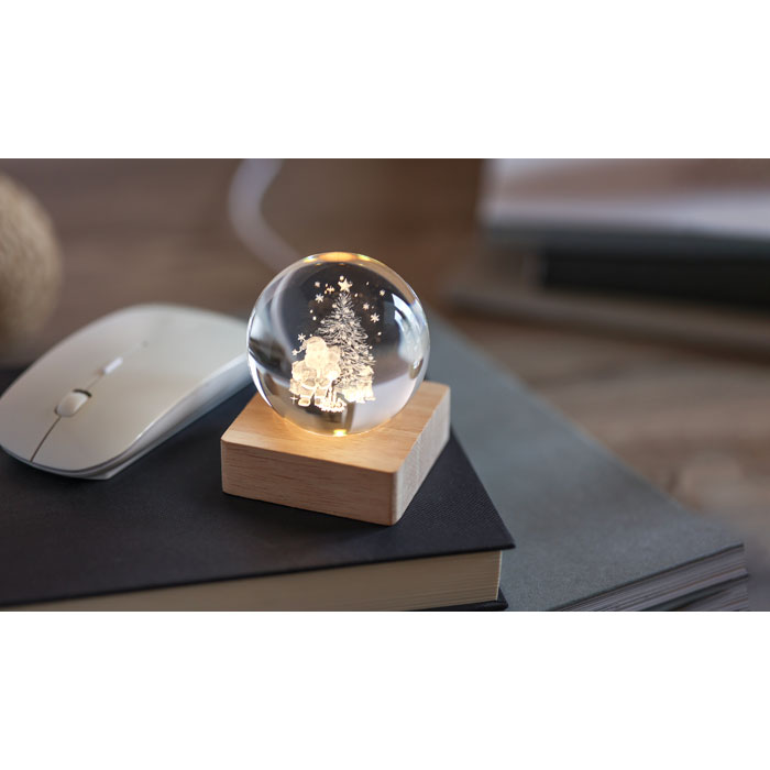 Palla di Natale con LED