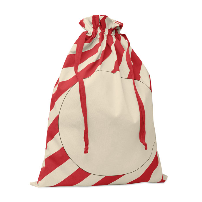 Grande Sacco di Babbo Natale — gadget promozionale personalizzabile con il tuo logo