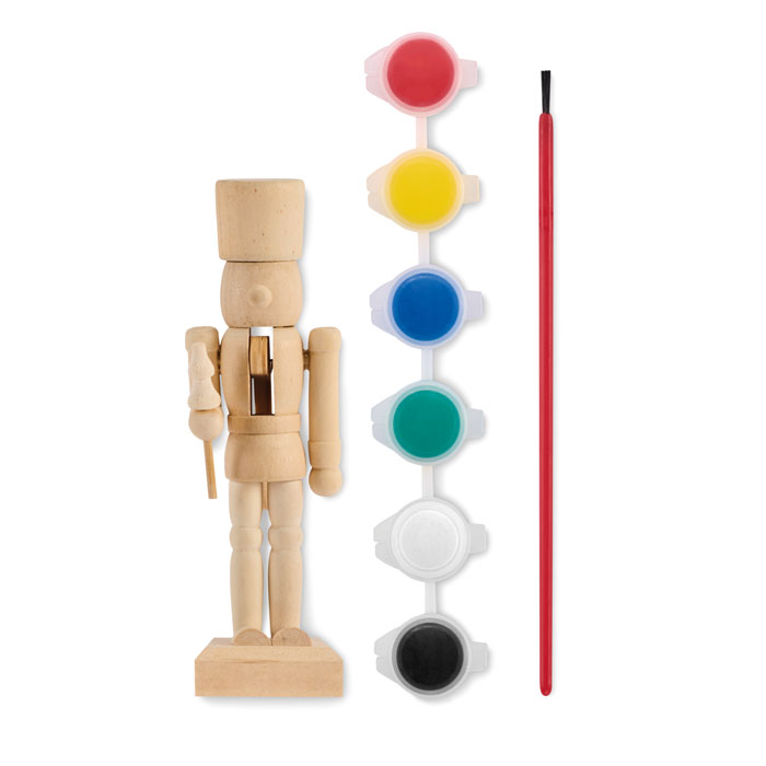 Set pittura Schiaccianoci — gadget promozionale personalizzabile con il tuo logo