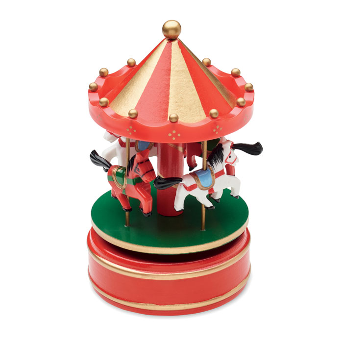 Mini giostra carillon — gadget promozionale personalizzabile con il tuo logo