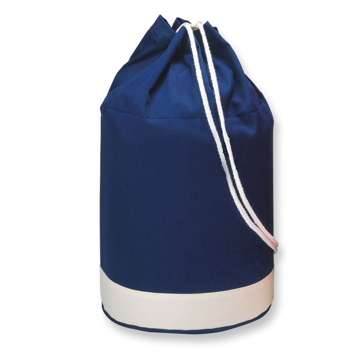 Sacca navy bicolore — gadget promozionale personalizzabile con il tuo logo