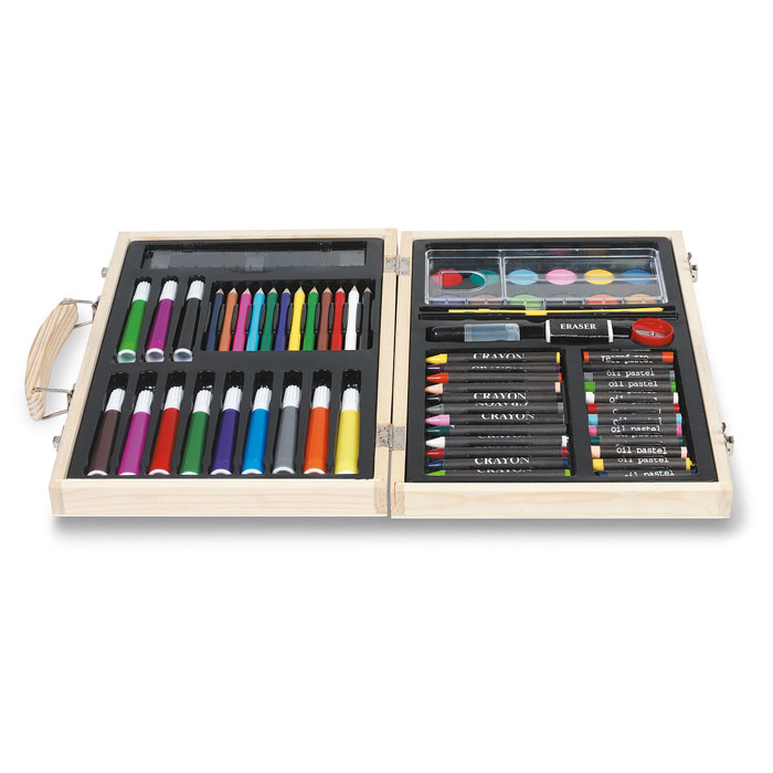 Set pittura 67 pezzi — gadget promozionale personalizzabile con il tuo logo