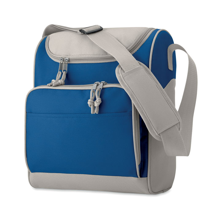 Borsa termica con tracolla e tasca frontale — gadget promozionale personalizzabile con il tuo logo