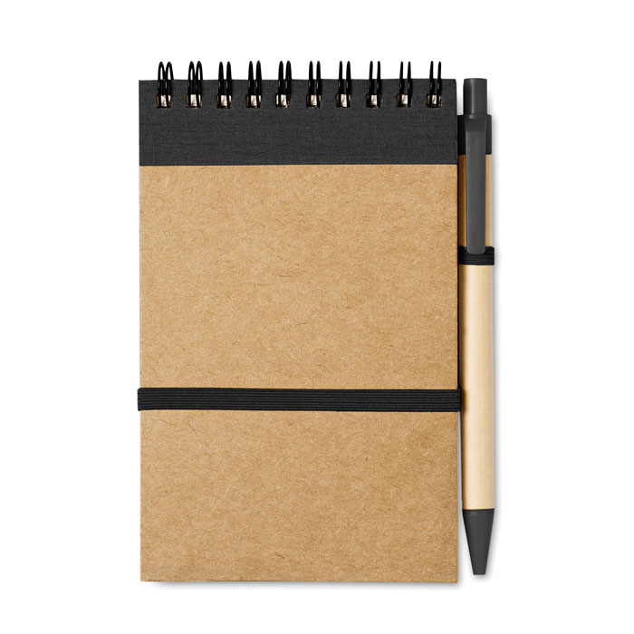 Blocnotes in carta riciclata — gadget promozionale personalizzabile con il tuo logo