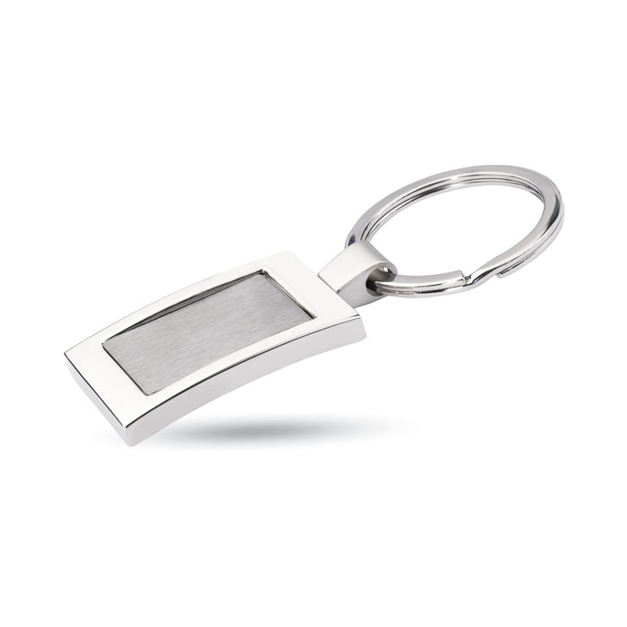 Portachiavi in metallo — gadget promozionale personalizzabile con il tuo logo