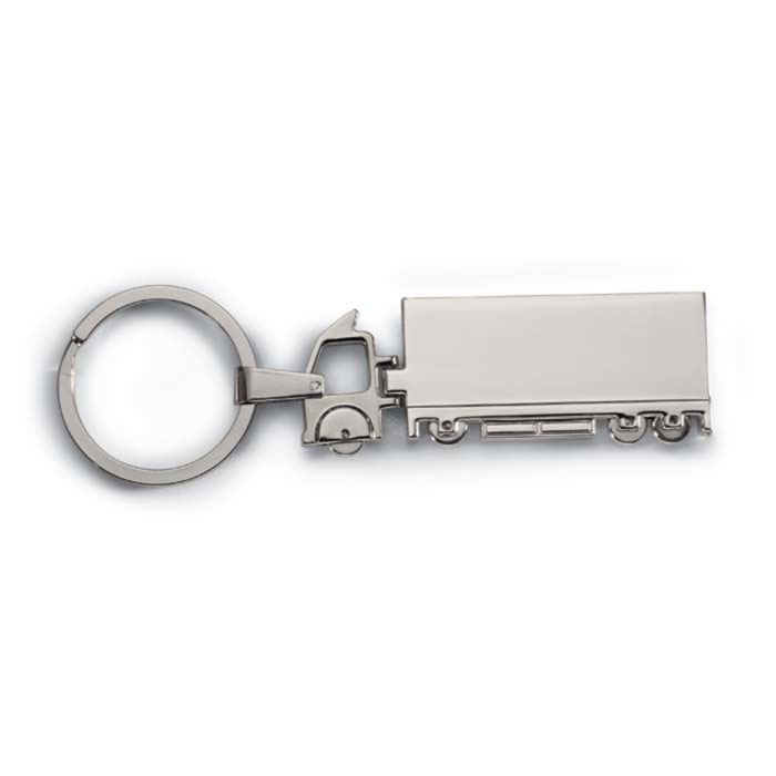 Portachiavi 'camion' metallo — gadget promozionale personalizzabile con il tuo logo