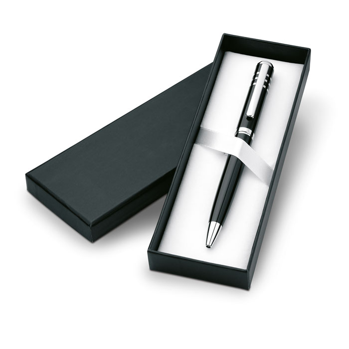 Penna a sfera in conf. regalo — gadget promozionale personalizzabile con il tuo logo