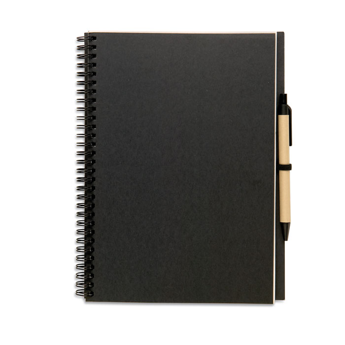 Blocnotes in carta riciclata — gadget promozionale personalizzabile con il tuo logo