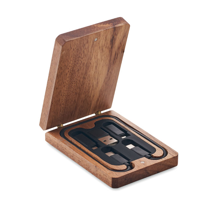 Set di cavi 3 in 1 — gadget promozionale personalizzabile con il tuo logo
