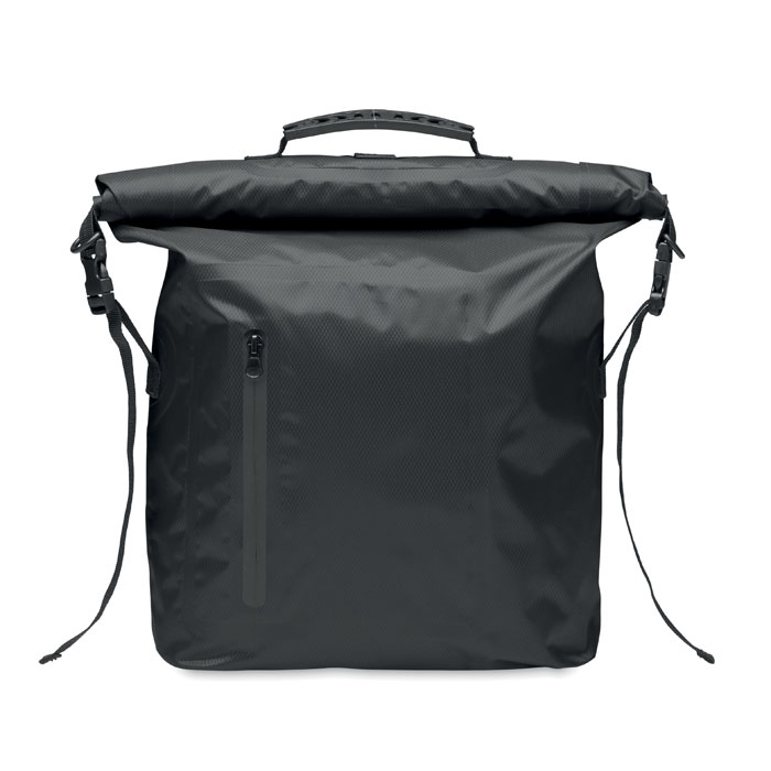 Zaino impermeabile RPET — gadget promozionale personalizzabile con il tuo logo