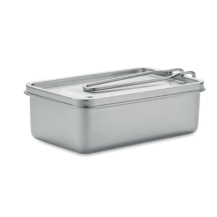 Portapranzo in acciaio inox — gadget promozionale personalizzabile con il tuo logo