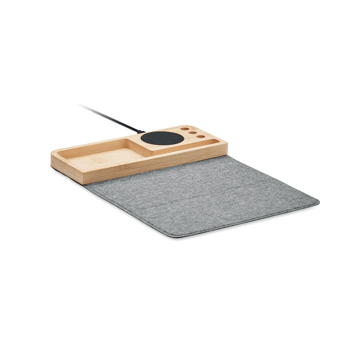 Caricabatterie wireless — gadget promozionale personalizzabile con il tuo logo