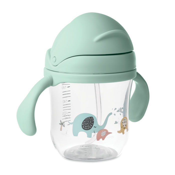 Tazza per bambini in Tritan — gadget promozionale personalizzabile con il tuo logo
