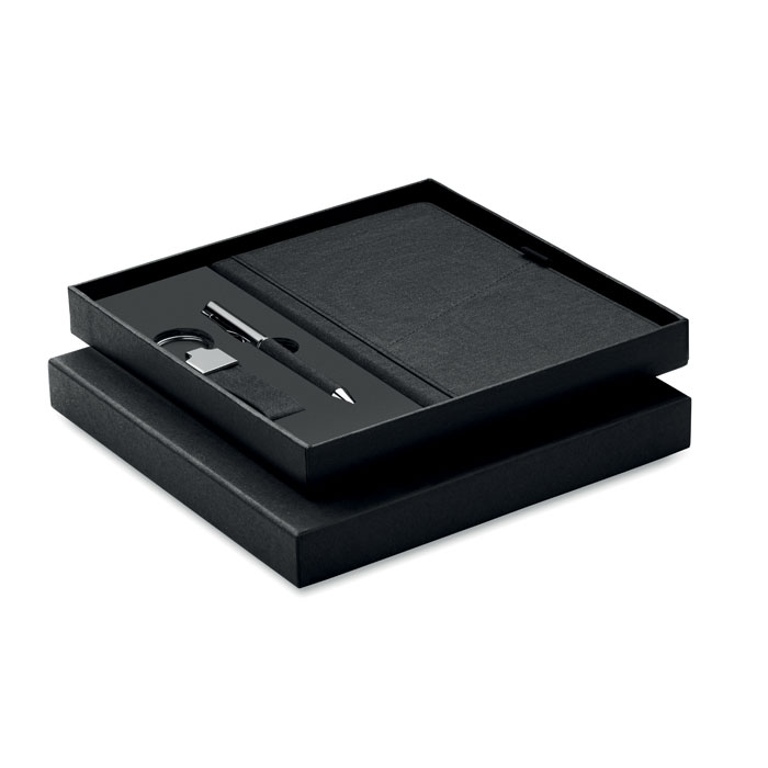 Set regalo da 3 pz in scatola — gadget promozionale personalizzabile con il tuo logo