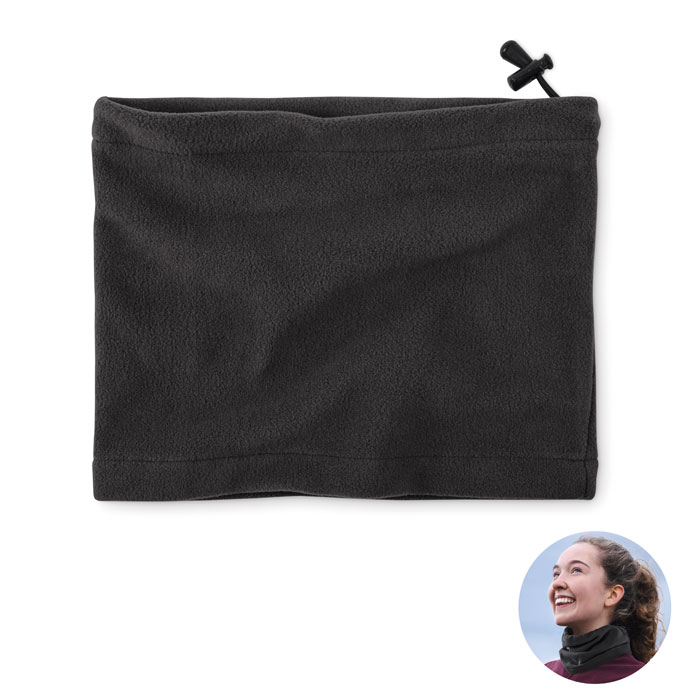 Berretto multiuso in pile, scaldacollo, pile polare 200 g/m² (100% poliestere RPET) — gadget promozionale personalizzabile con il tuo logo