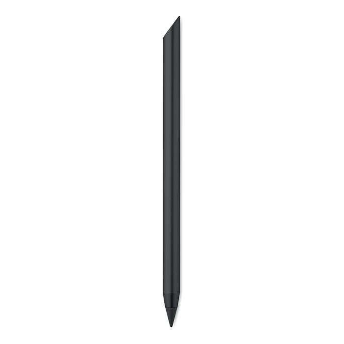 Penna inkless in alluminio riciclato di lunga durata — gadget promozionale personalizzabile con il tuo logo