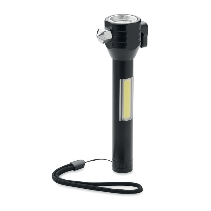 Martello di emergenza 3 in 1 — gadget promozionale personalizzabile con il tuo logo