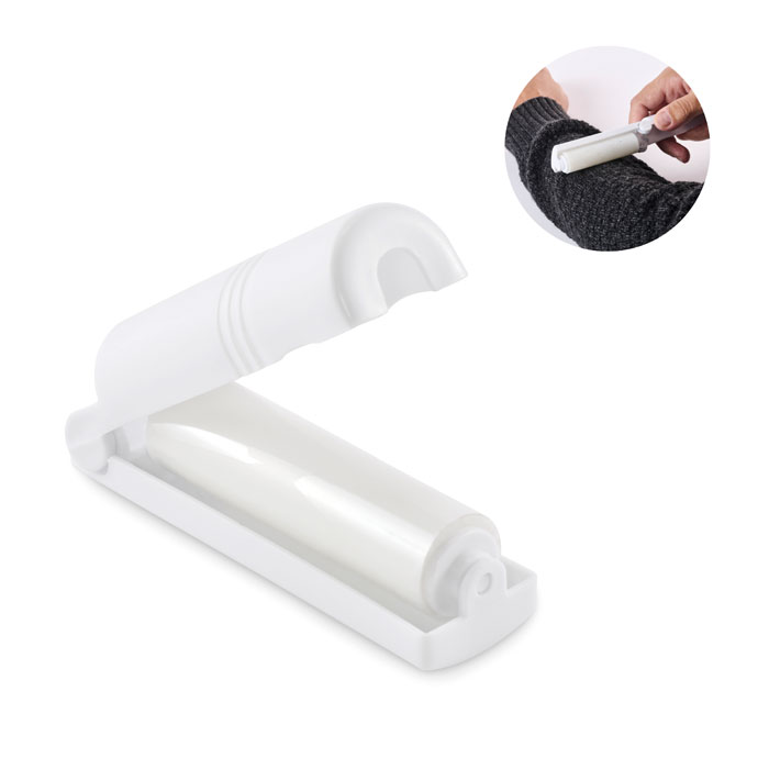 Pulitore a rullo adesivo in materiale PP e TPR — gadget promozionale personalizzabile con il tuo logo