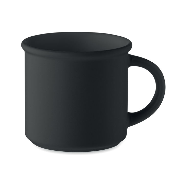 Tazza in ceramica in stile vintage di colore opaco — gadget promozionale personalizzabile con il tuo logo