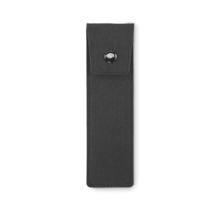 Astuccio in feltro RPET — gadget promozionale personalizzabile con il tuo logo