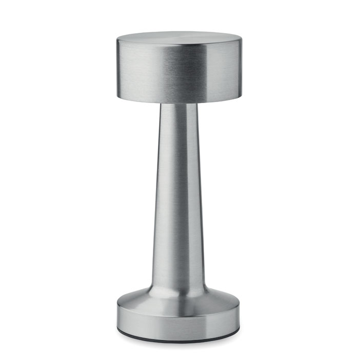 Lampada da tavolo in ferro con 12 luci LED, dimmerazione continua, 3 modalità di illuminazione e controllo touch — gadget promozionale personalizzabile con il tuo logo