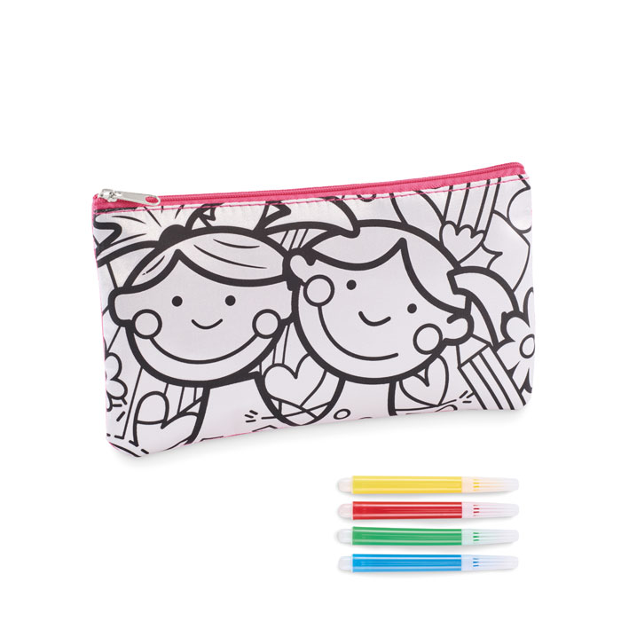 Astuccio con pennarelli — gadget promozionale personalizzabile con il tuo logo