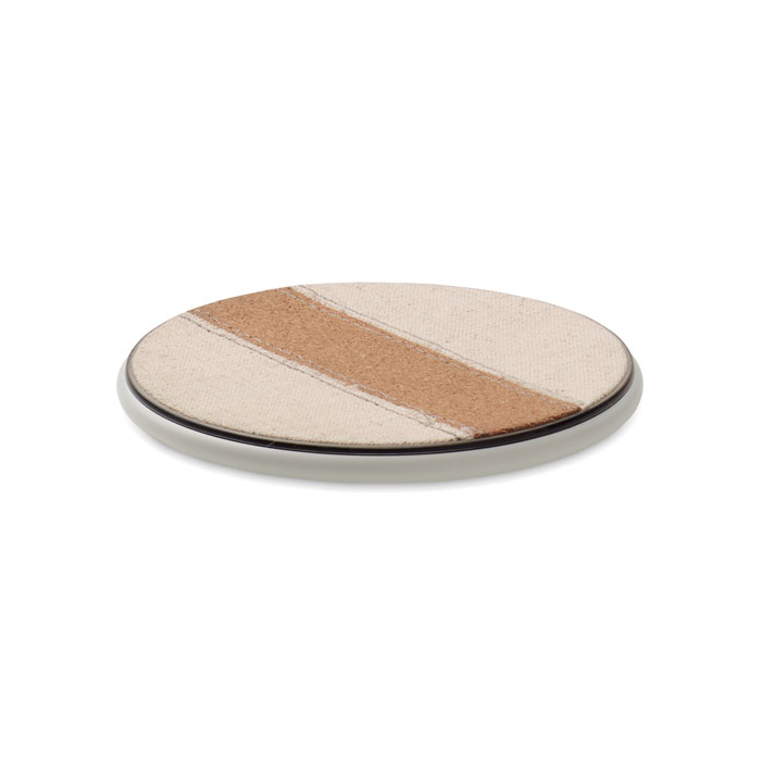 Caricabatterie wireless. 15W — gadget promozionale personalizzabile con il tuo logo