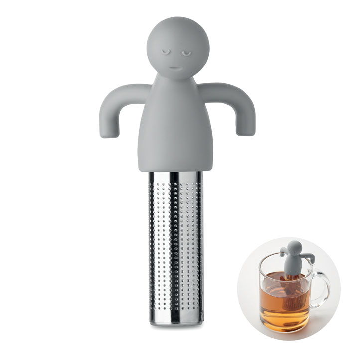 Infusore per tè sfuso in foglie — gadget promozionale personalizzabile con il tuo logo