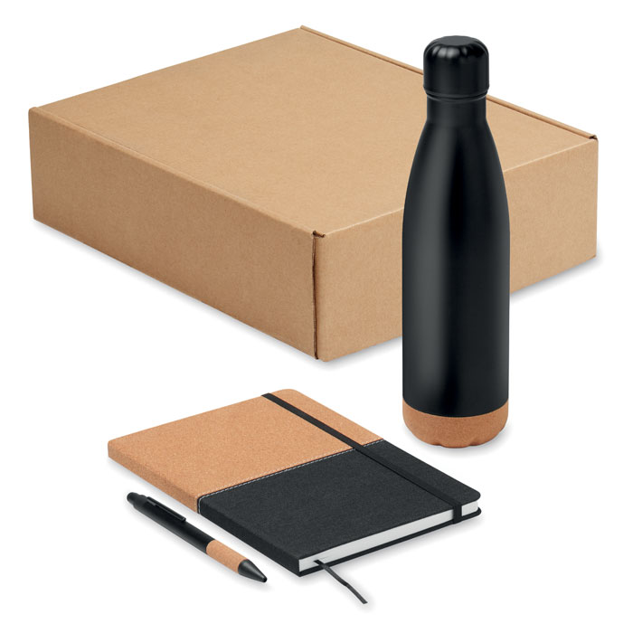Set regalo da 3 pz in scatola — gadget promozionale personalizzabile con il tuo logo