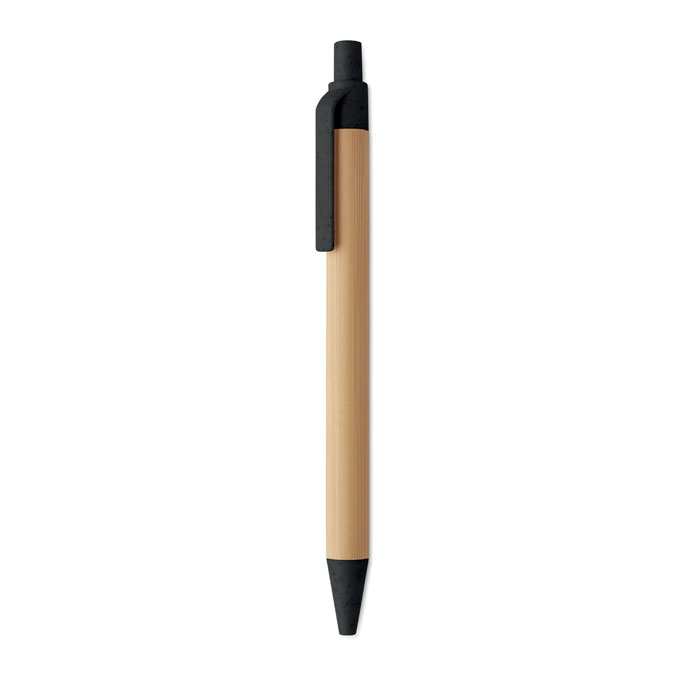 Penna a sfera in bambù — gadget promozionale personalizzabile con il tuo logo