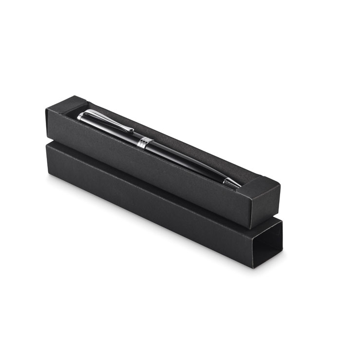 Penna a sfera in confezione — gadget promozionale personalizzabile con il tuo logo
