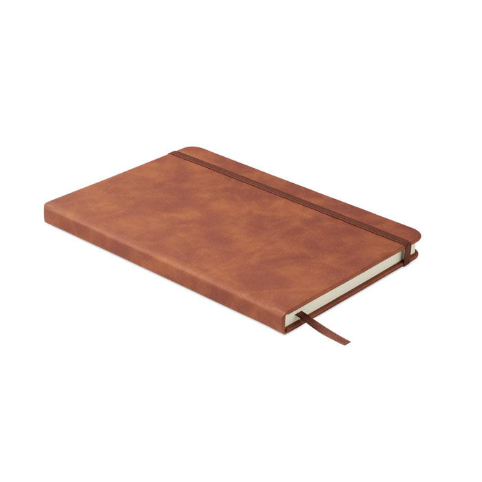 Notebook A5 smokey PU — gadget promozionale personalizzabile con il tuo logo