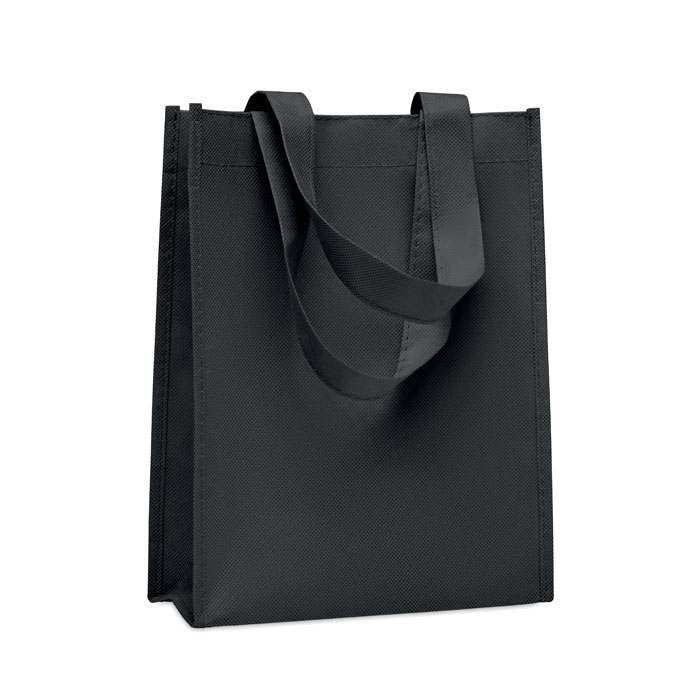Piccola borsa regalo in RPET — gadget promozionale personalizzabile con il tuo logo
