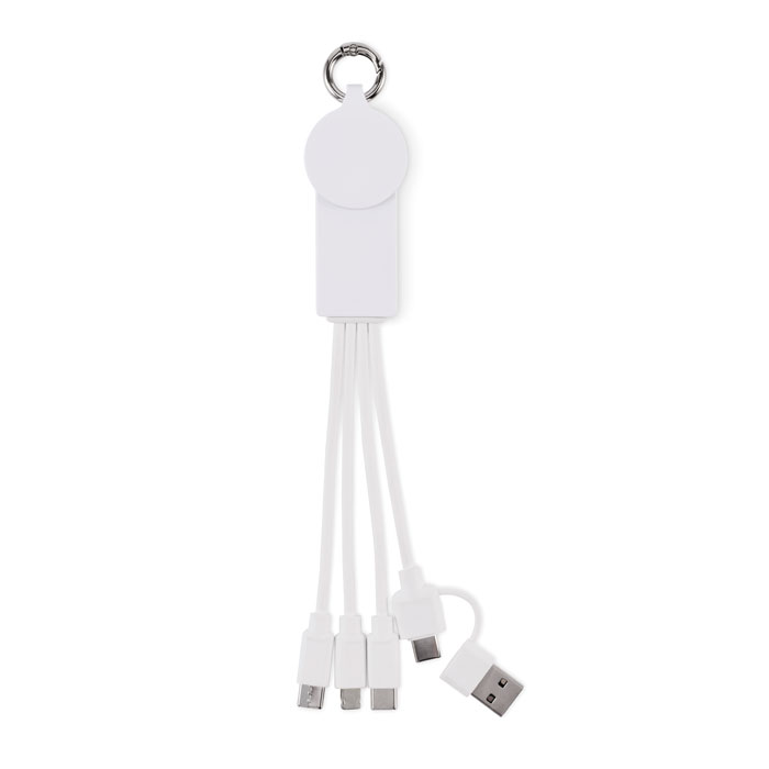 Cavo di ricarica 2in1. Tipo C — gadget promozionale personalizzabile con il tuo logo