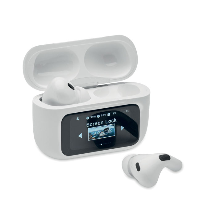 Auricolari TWS in ABS — gadget promozionale personalizzabile con il tuo logo