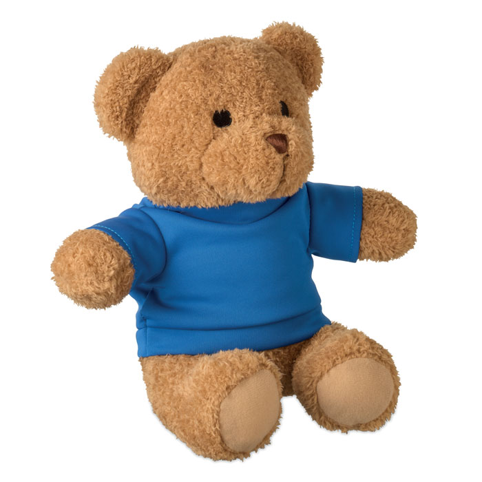 Orsetto con tshirt 23 cm — gadget promozionale personalizzabile con il tuo logo