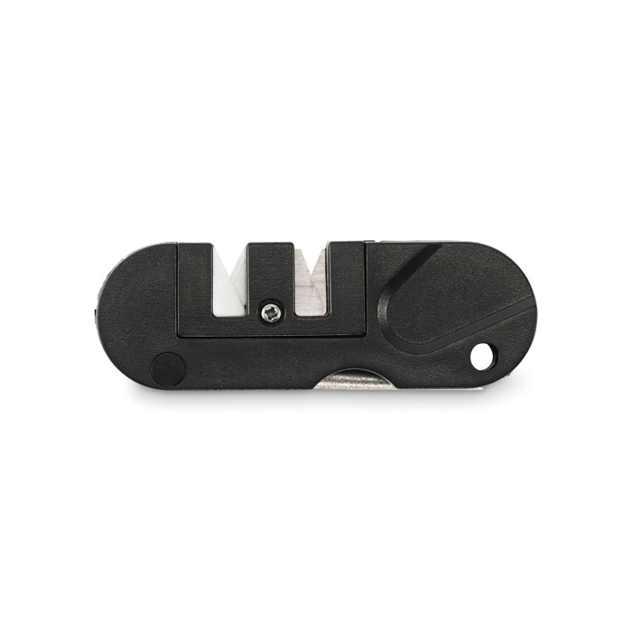 Affilacoltelli tascabile in ABS — gadget promozionale personalizzabile con il tuo logo