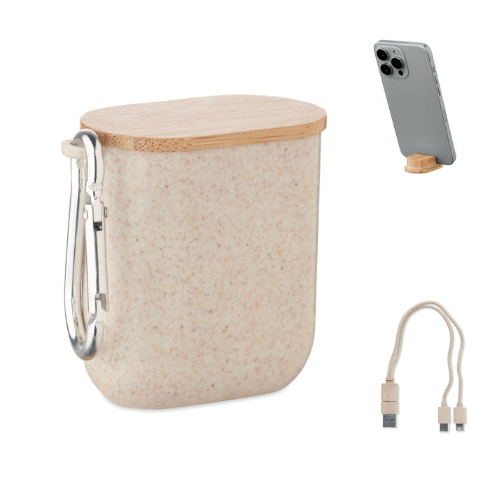 Set di cavi in valigetta — gadget promozionale personalizzabile con il tuo logo