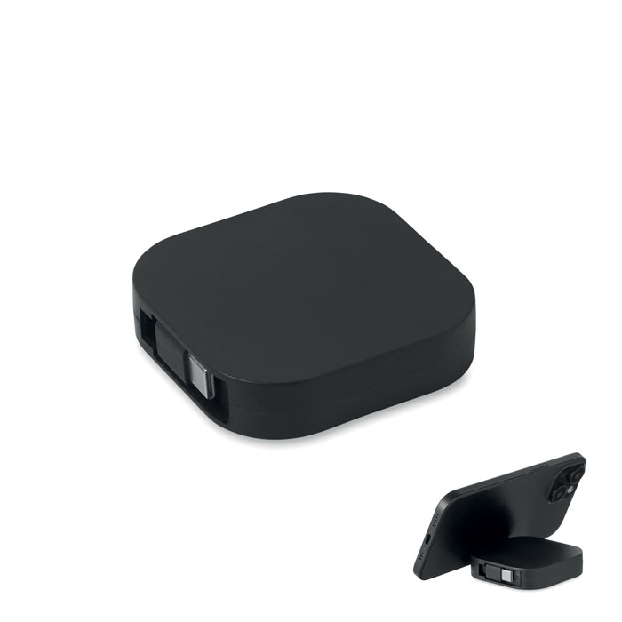Cavo di ricarica retrattile — gadget promozionale personalizzabile con il tuo logo