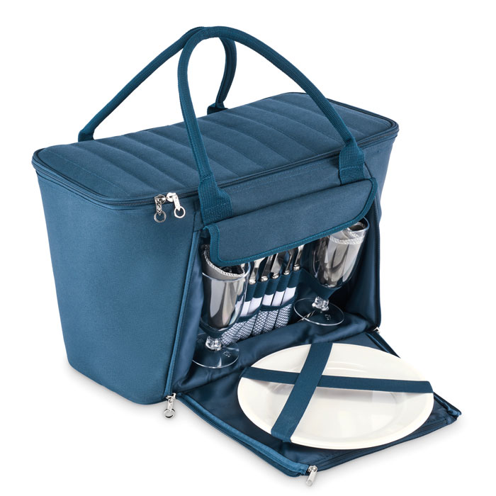 Borsa termica picnic in RPET — gadget promozionale personalizzabile con il tuo logo