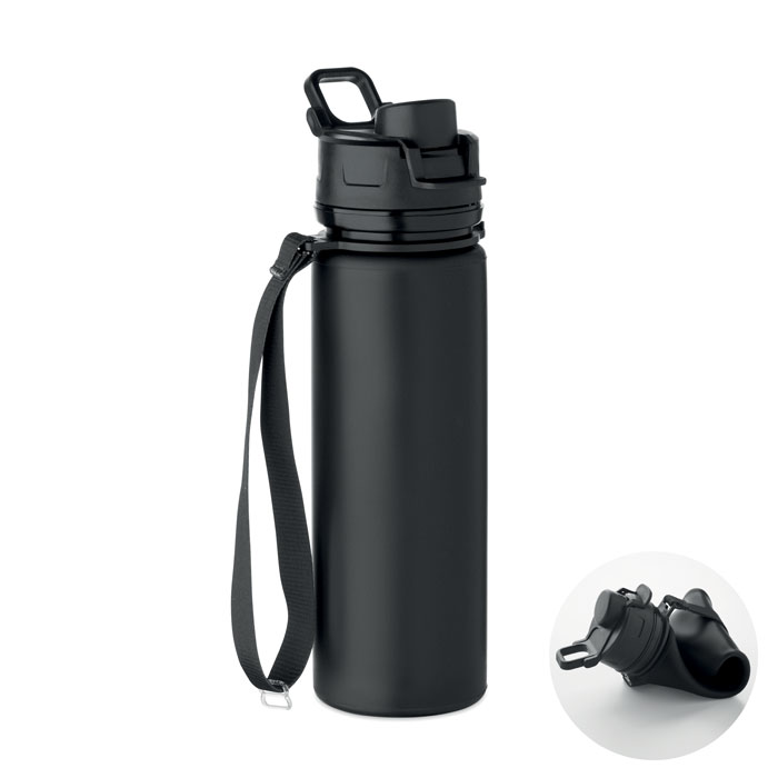 Bottiglia in silicone — gadget promozionale personalizzabile con il tuo logo